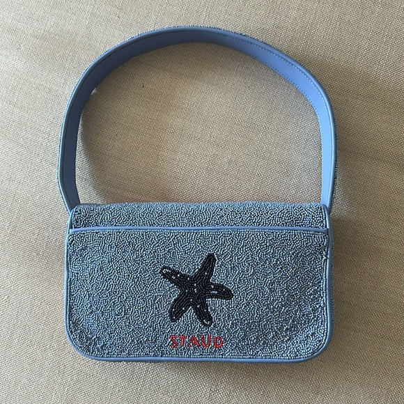 STAUD Pink Staudines Beaded Tommy Bag - Picture 7 of 8